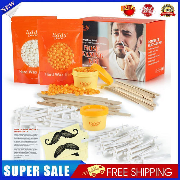 50g Nose Wax Kit Women Men Nasal Hairs Trimmer Remover Safe Waxing Stick