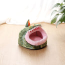 Winter Plush Cat Bed House Small Pet Warm Sleep Nest Kennel (Alligator L) Newly