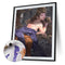 Purple Girl Oil Paint By Numbers Kits Canvas DIY Picture Home Decoration Gifts