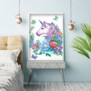 Diamond Painting Licorne Partial Special Drill Picture of Rhinestone DIY Draw
