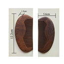 Mustache Hair Brush Wooden Hair Comb Scalp Massage Hair Styling Beard Care