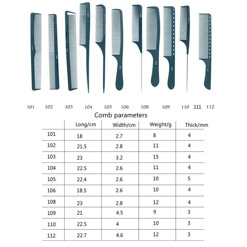 Stylist Barber Comb Anti-static Hair Combs Hair Design Comb for Professional Use
