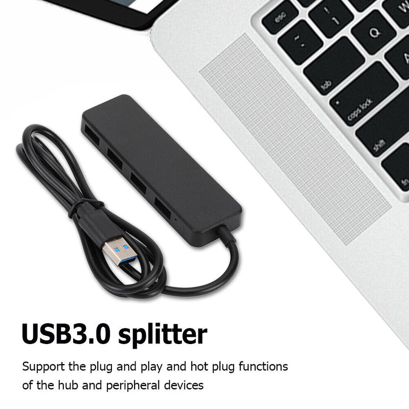 Portable USB 3.0 Hub Hub Docking Station for Computer Laptop Desktop PC Adapter