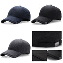 Dad Hats Middle-aged Men Cap With Windproof Earflaps Winter Warm Baseball Cap