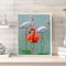 Canvas Painted Oil Paint By Numbers Pink Bird DIY Wall Art Modern Bedroom Decor