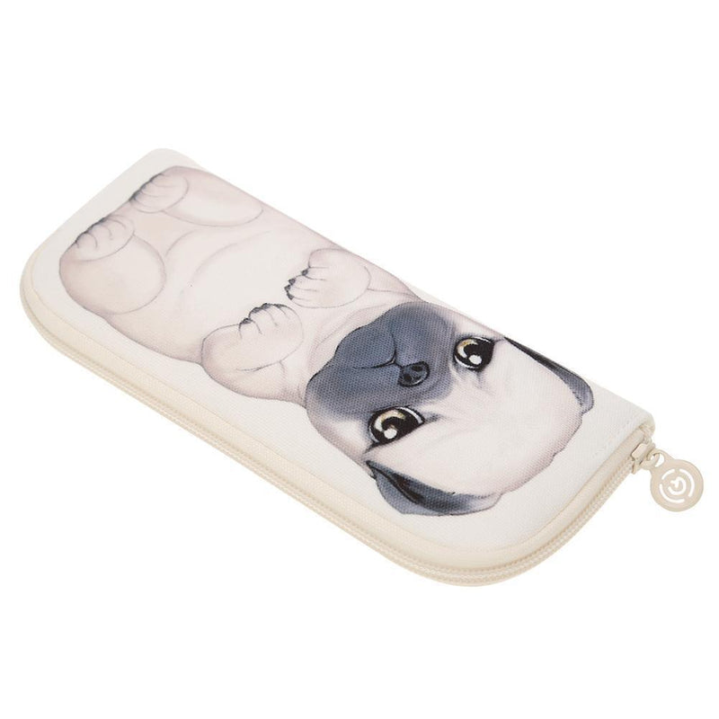 Stationery Storage Pouch Canvas Box Pencil Bag Makeup Case ( Pencil case-D)