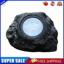 4xLED Solar Simulation Stone Lamp Outdoor Waterproof Garden Landscape Light