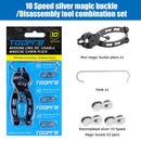 TOOPRE Mountain Bike Chain Clamp Quick Master Link Repair Wrench Kits with Hook