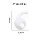 2pcs Earphone Ear Hook Earphone Holder Cover for Beats Studio Buds ((White)