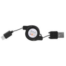 5pcs USB Type-C USB3.1 Retractable Cable Data Sync Charger Charging Cable