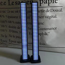 2pcs  RGB 40 LED Voice-Activated Pickup Rhythm Strip Light (Black)