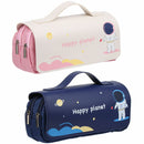 Large Capacity Big Pen Bag Astronaut Pencil Case Cosmetic Storage Makeup Pouch