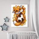 5D Rhinestone Picture Full Square Drill DIY Cute Dog Diamond Painting 30x40cm