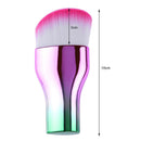 affeco 1pcs Makeup Brush Colored Galvanized Powder Foundation Brush Kos