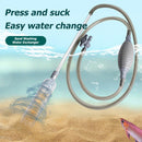 Aquarium Fish Tank Syphon Vacuum Cleaner Siphon Pump Water Changer Gravel Filter
