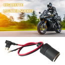 Car Cigarette Lighter Charger Cable Female Socket Plug Connector Adapter Holder
