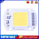 10pcs 50W LEDs Floodlights COB Chip 220V Input Integrated IC (White)