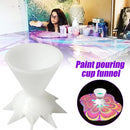 Handcraft Sculpture DIY Pottery Paint Funnel Clay Tool Split Cup Ceramic Tool
