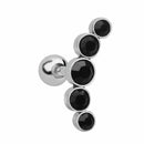 Steel Bar Body Jewelry Ear Piercing Stud Earrings Cartilage Helix Tragus