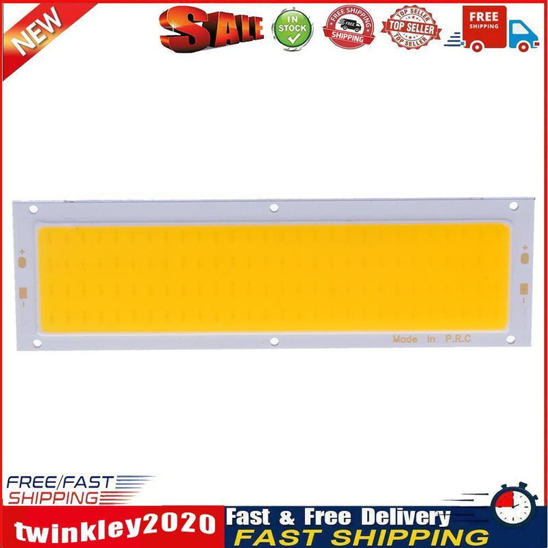 12V 10W COB Panel Light LED Strip Light Lamp Bulb 120X36mm Warm White Newly