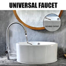 Kitchen Bathroom Extend Faucet Universal Sink Basin Tap Nozzle (Double)