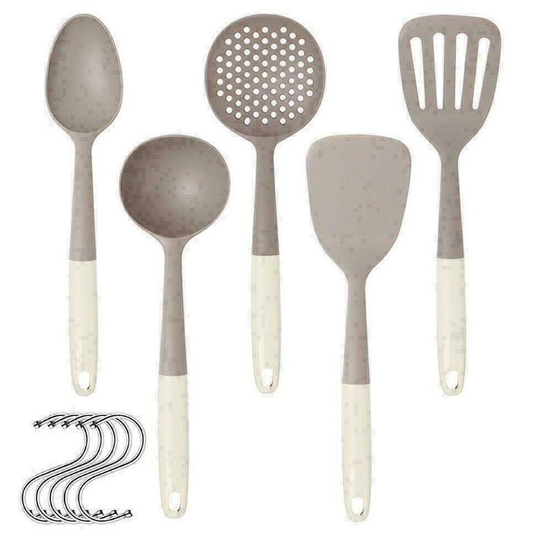 Kitchen Utensils Spatula Tools Silicone Wood Handle Spatulas Cooking E0S8 J6O7