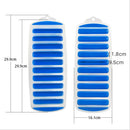 10 Holes Silicone DIY Ice Cube Moulds Long Thumb Chocolate Bar Mold (Blue) Newly