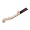 Handgeschnitzte 4/4 Größe Violine Neck Maple Head Kit Unvollendete Ahorn /