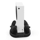 Console Cooling Holder for Xbox Series S USB HUB Dual Controller Charger Newly
