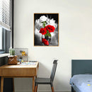 5D DIY Full Drill Round Shape Valentine Love Rose Rhinestone Diamond Drawing