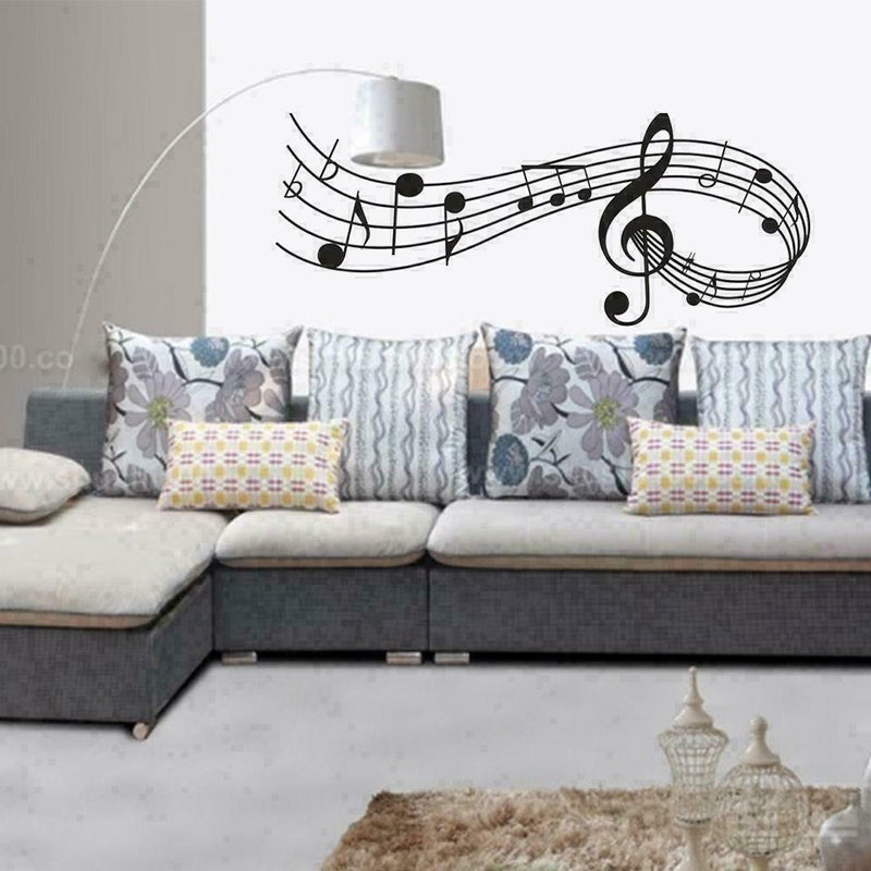 Music Notes Band Room Home Removable Wall Stickers Decals DIY Vinyl R Wall Q8I5