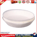 50pcs Air Fryer Liner Mat Wood Pulp Steamer Paper Oven Baking Mats (White) Newly