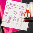 Koala Giraffe Penguin Bear Paper Cut Dies Silicone Seal Stamp Mold (C) Newly