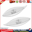 2pcs Plastic Tatting Shuttle Hand Tool for Lace Making DIY Craft(Clear) Newly