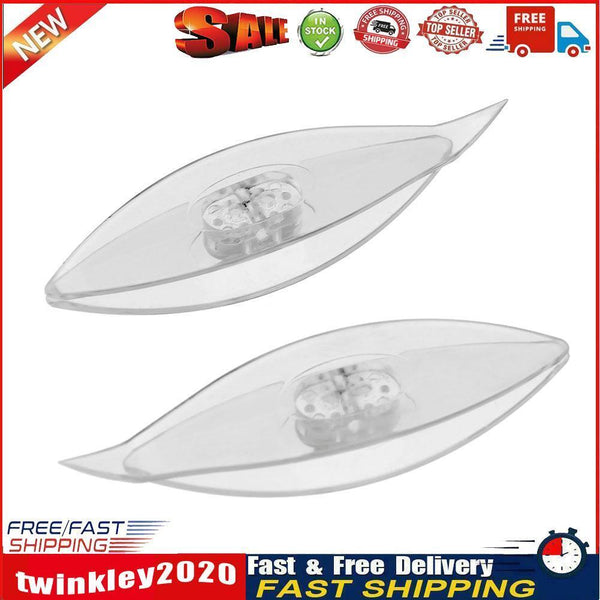 2pcs Plastic Tatting Shuttle Hand Tool for Lace Making DIY Craft(Clear) Newly