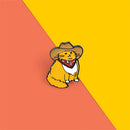 Funny Brooch Cute Badge Novelty Animal Enamel Pin Lapel Pins Cowboy Cats