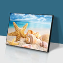 Digital Paint Starfish Pattern Painted By Numbers On Canvas Wall M033