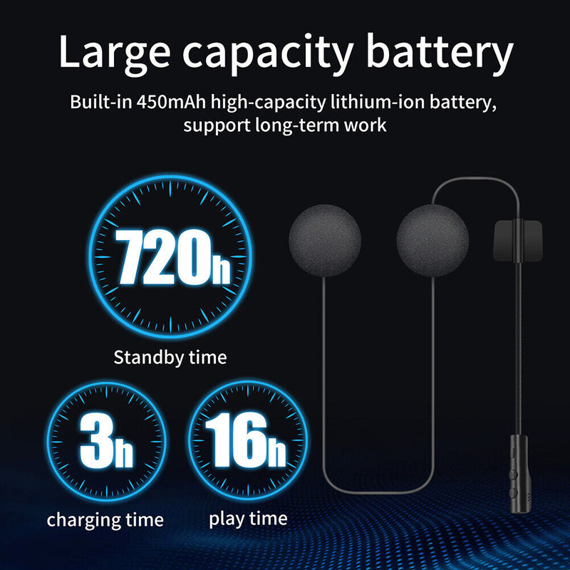 Outdoor Helmet Earphone Automatic Answering Helmet Stereo Music Earphone Newly