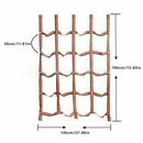 Kids Garden Climbing Net Frame Rope Ladder Backyard L0Z1 Exercise Q6C9 K6E6