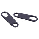 Motorcycle Turn Signal Indicator Light Lamp Holder Shock Brackets (Black)