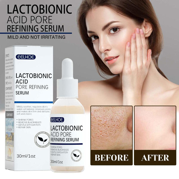 Lactobionic Acid Shrink Pores Essence Exfoliating Moisturizing Smooth Pores: