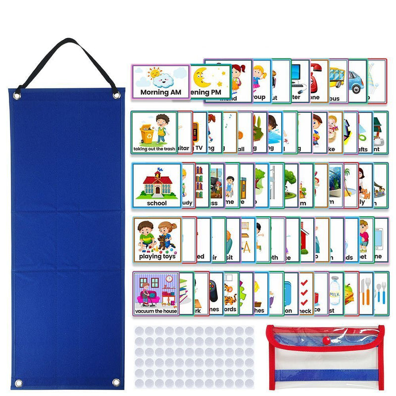Educational Week Schedule Flannel Storyboard Felt Story Board Visual Schedule