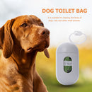 Pet Waste Bag Garbage Dispenser Carrier Case Cat Dogs Poop Holder (Grey)