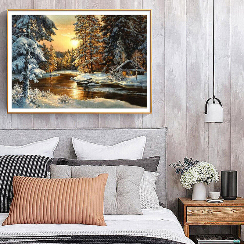 40x50cm Oil Paint By Numbers Landscape Frameless Picture DIY Decor (ZC3110)