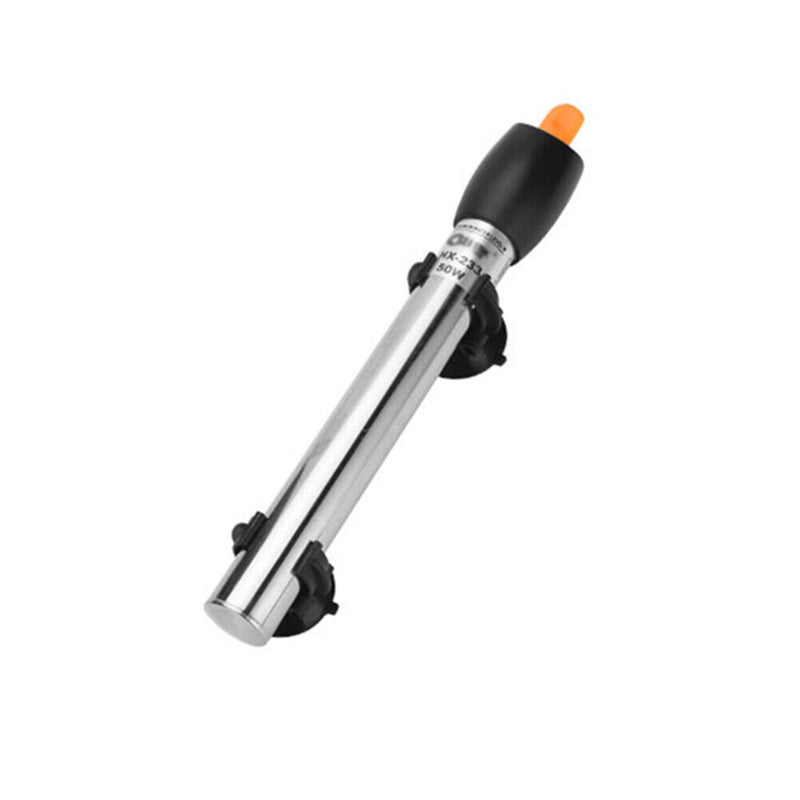 Aquarium Heating Rod Stainless Steel Submersible Thermostat Fish Tank Water Heat