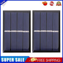 2V 140mA 0.28W Solar Cell Module Polycrystalline Solar Panel Charger (2pcs)
