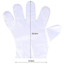 Hairdressers Butchers Avoid Direct Touch Disposable Gloves Plastic Clear Food