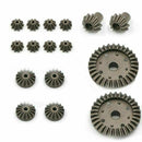 For Wltoys 12428 12423 16PCS/Set Metal Gear Rear Drive Shaft Upgrade Accessories