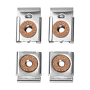 Bathroom Supply Fix Clip Hanging Holder Glass Clamp Mirror Cabinet Bracket