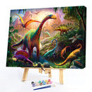 DIY Paint By Number Kit Dinosaur Animal Acrylic Paint Art Craft Decoration Gift